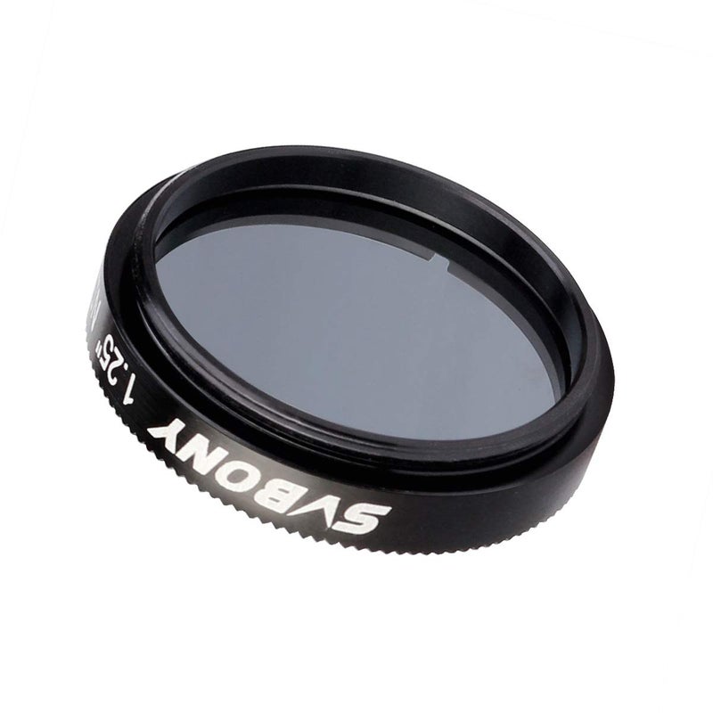 SVBONY SV139 Telescope Filter, 1.25" 25 Percent Transmission ND4 Neutral Density Moon Filter for Telescope Eyepiece Reduce Moon Surface Overall Brightness - Image 5